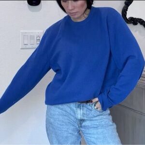 James Perse Cashmere Blue Women's Sweater 2